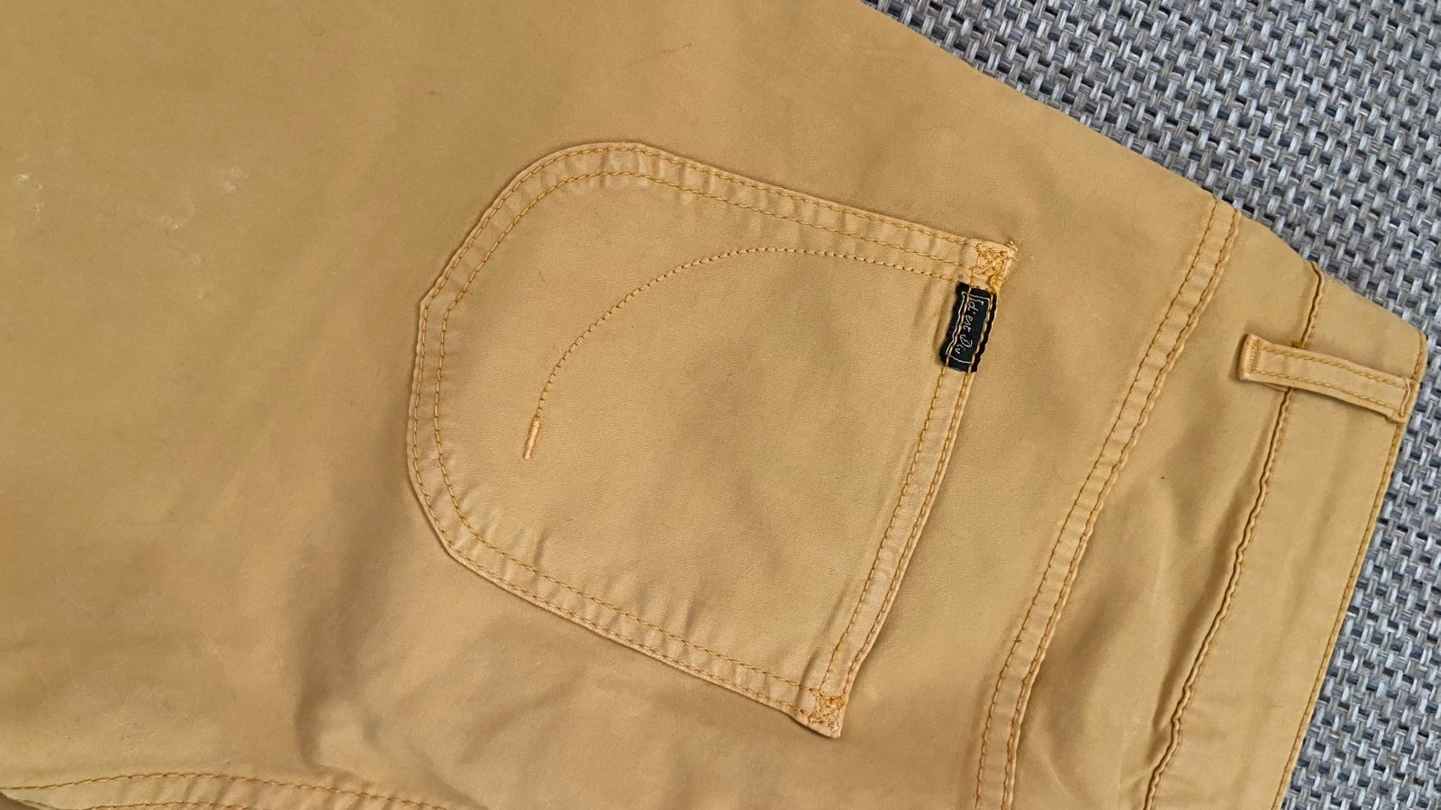 Short largo de jean amarillo – photo 9